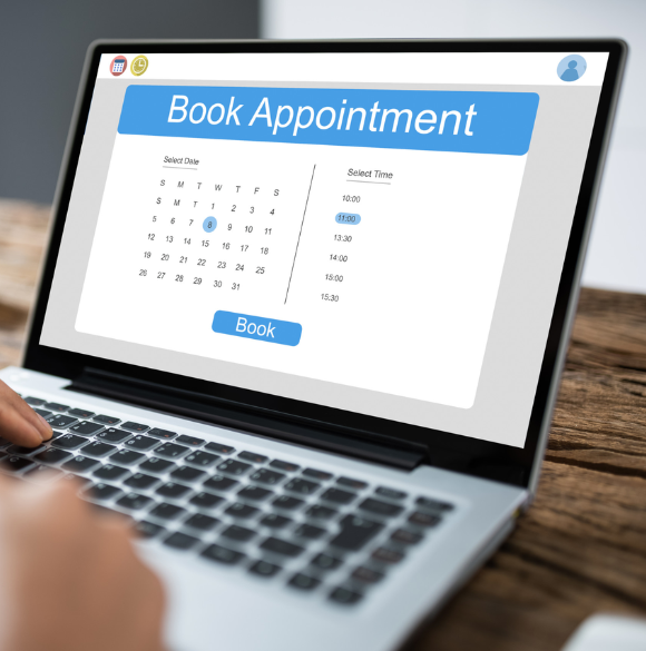 book an appointment